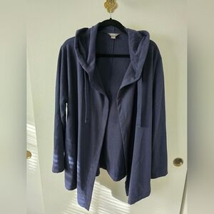 Eddie Bauer Womens Hooded Sweatshirt Shrug/Jacket